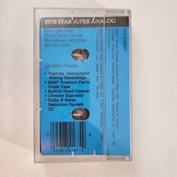 Film Classics Cassette Tape SQN Productions 1983 Featuring Kramer Vs. Kramer & T - Picture 2 of 5